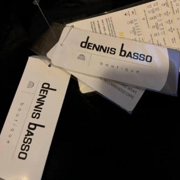 Dennis Basso Black Studded Trench Whip stitch Fur Lined Coat🆕⌚📦🏃💨🚚 - Picture 13 of 16